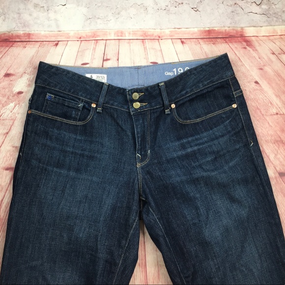➡️Gap Perfect Boot Denim Jean Size 12/31x 30” - Picture 4 of 12